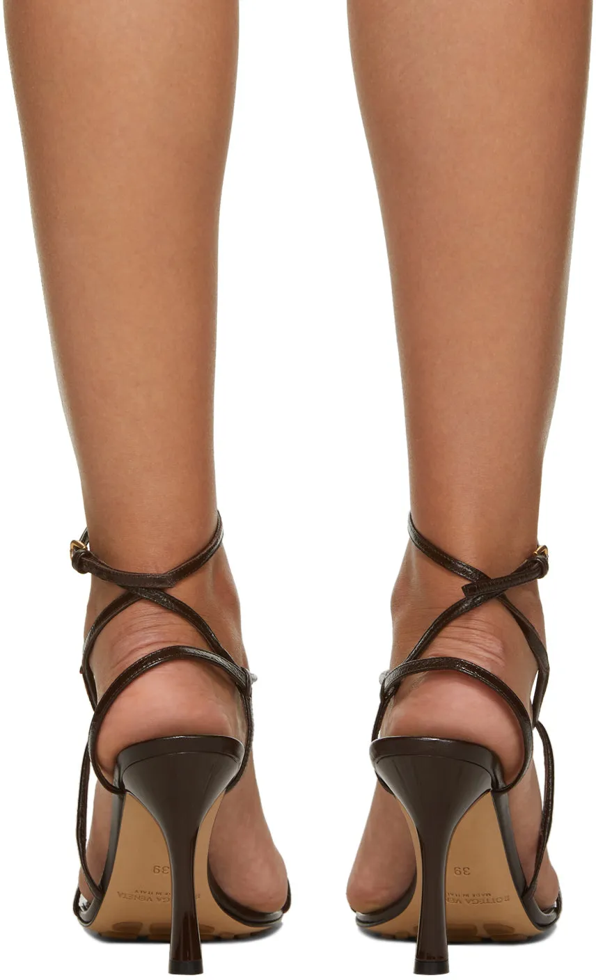 Bottega Veneta Brown Strappy Sandals