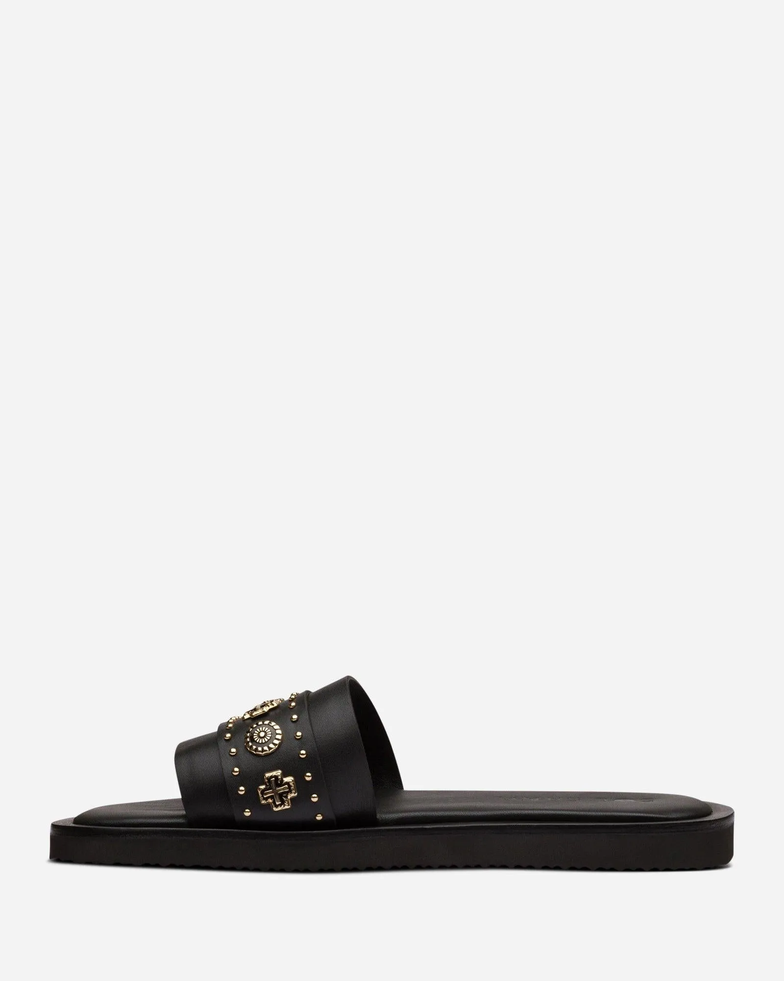 Cleo Slide Black/Gold