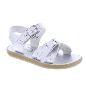 Footmates Girls Sustainable Sandals - Eco-Ariel Microfiber - Silver