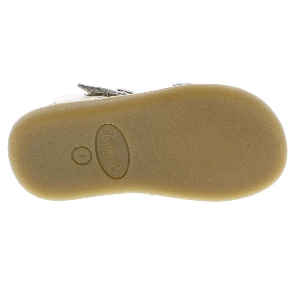 Footmates Girls Sustainable Sandals - Eco-Ariel Microfiber - Soft Gold