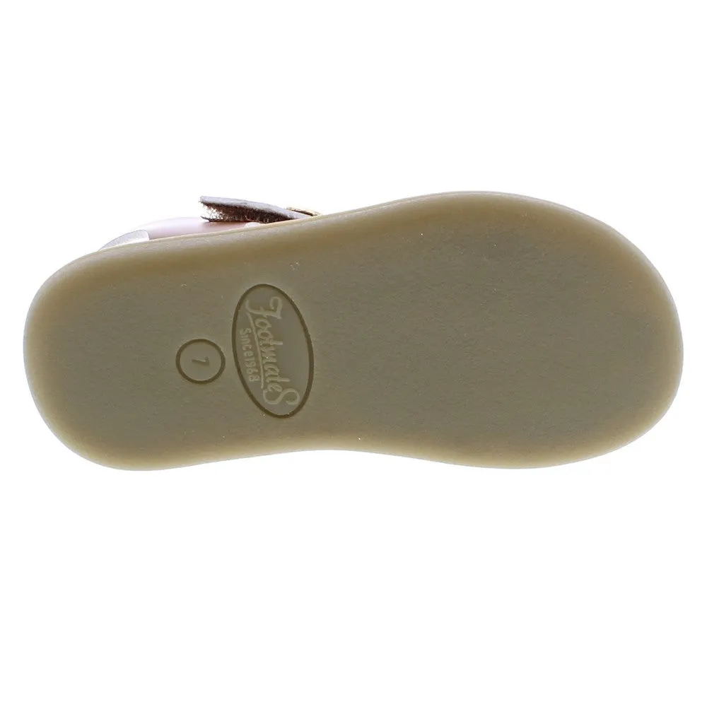 Footmates Girls Sustainable Sandals - Eco-Ariel Microfiber - Tan