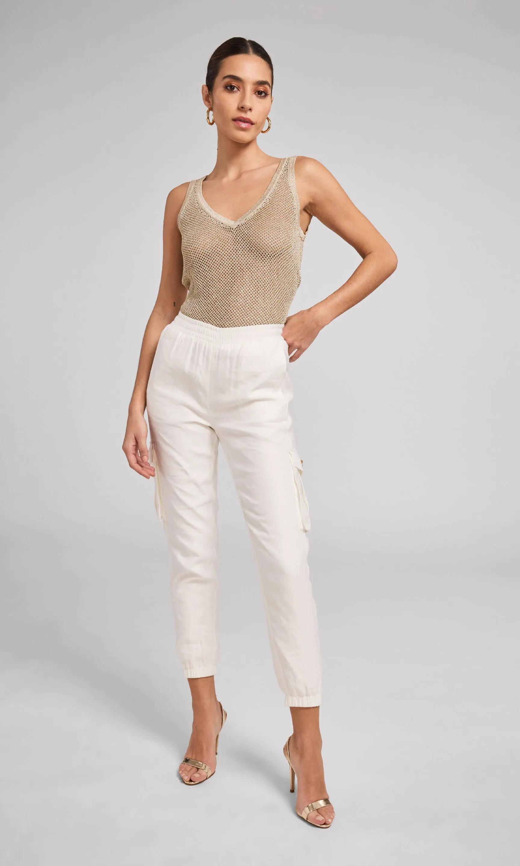 Harley Metallic Mesh Tank