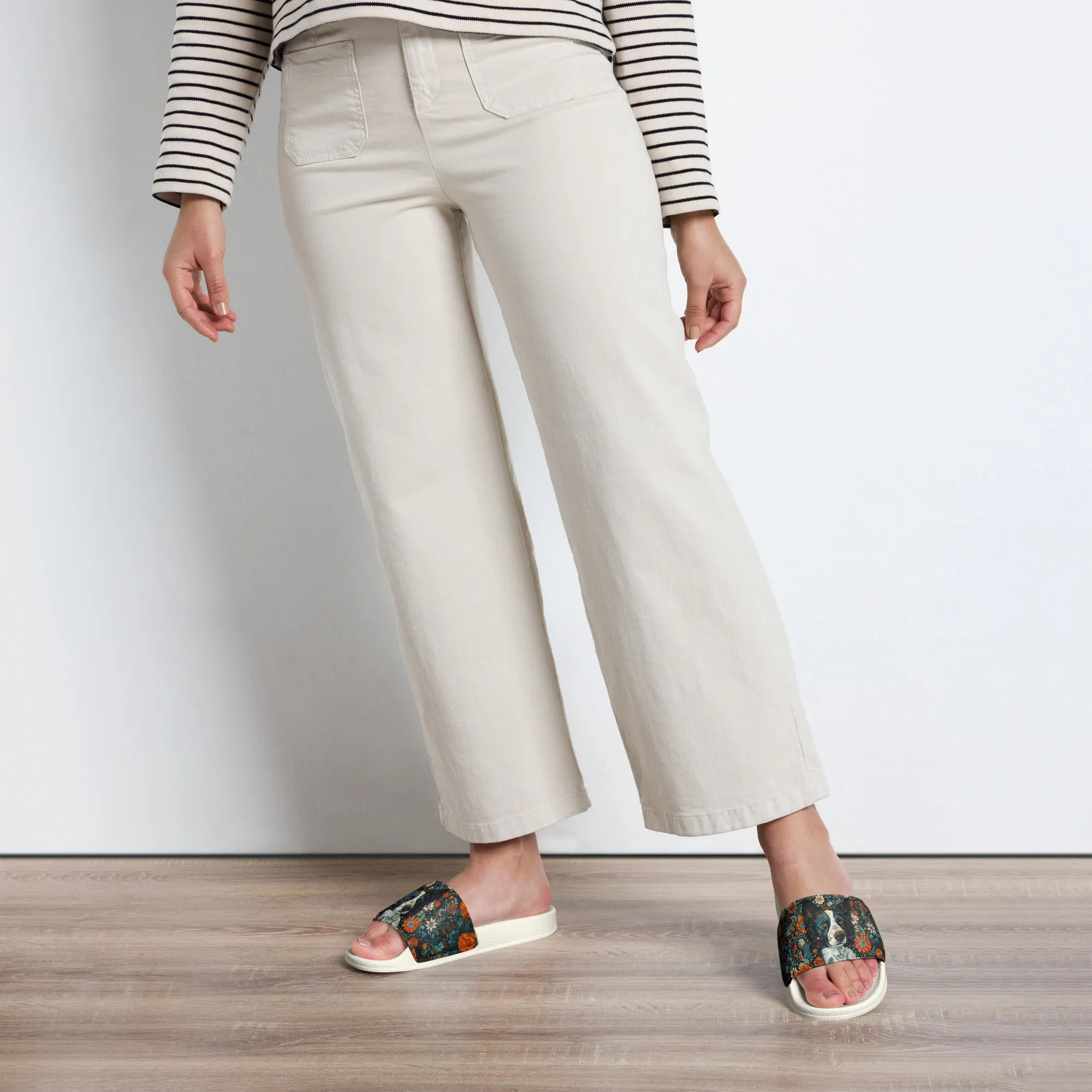 Rose Paws Women's slides