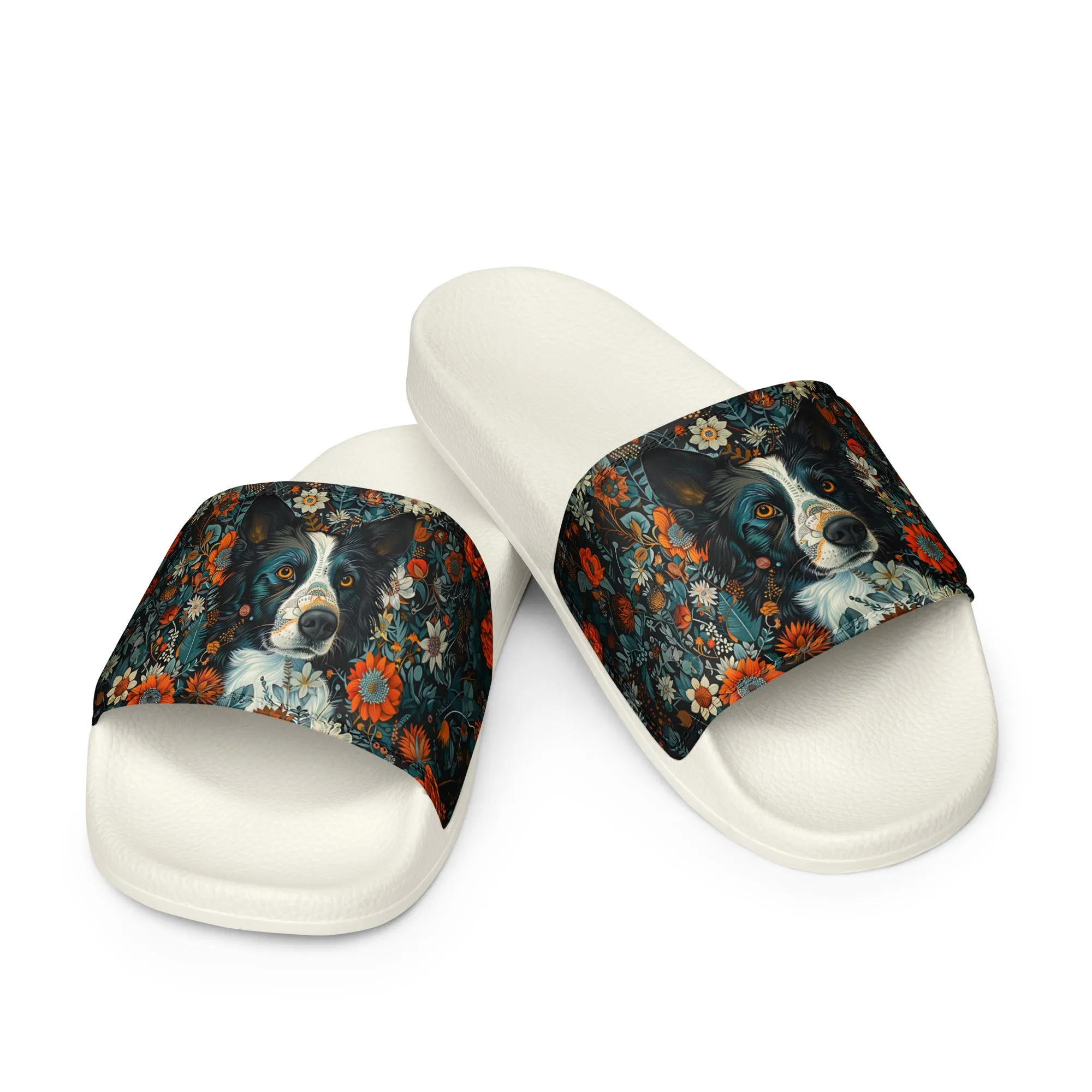 Rose Paws Women's slides
