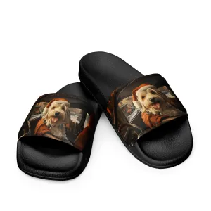 Santa Dog Women's slides